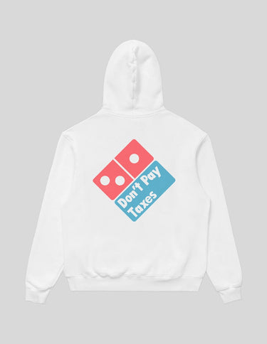 Don't Pay Taxes Fleece Hoodie Fleece Hoodie Greater Half White S